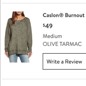 Caslon Burnout sweatshirt